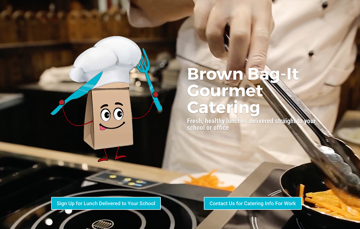 Gourmet Catering Website Design