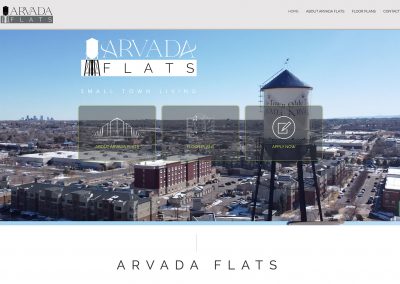Arvada Flats Apartments website build