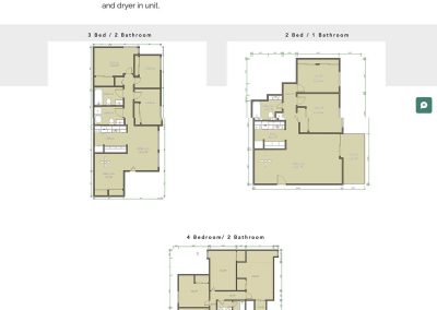 Arvada Flats Apartments website build floor plans page