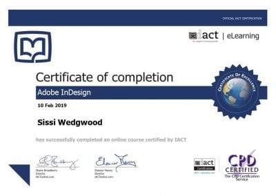 Adchix is certified in Adobe InDesign