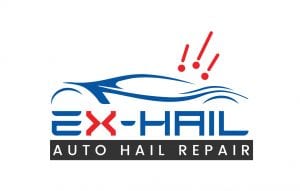 ex hail auto hail repair logo